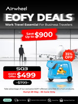 Airwheel SQ3 | Electric Rideable Smart Suitcase for Kids | 20-Inch with 15L Capacity