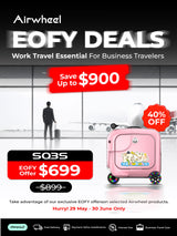 Airwheel SQ3S | Electric Rideable Smart Suitcase for Kids | 20-Inch with 20L Capacity