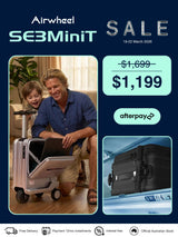 Airwheel SE3MiniT | Electric Rideable Smart Suitcase | 20-Inch with 26L Capacity