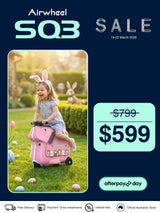 Airwheel SQ3 | Electric Rideable Smart Suitcase for Kids | 20-Inch with 15L Capacity