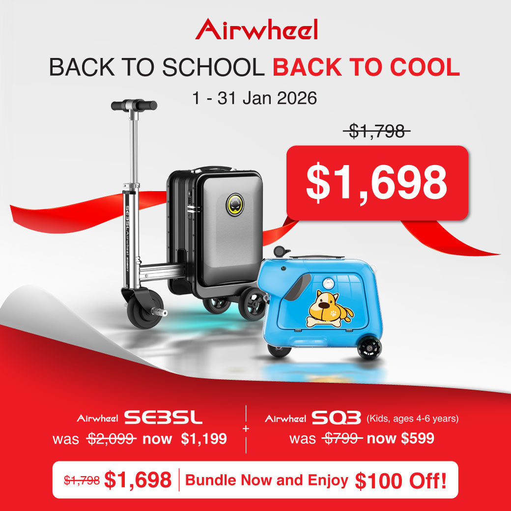 Save $100 on Bundle Deals Airwheel SE3SL & SQ3