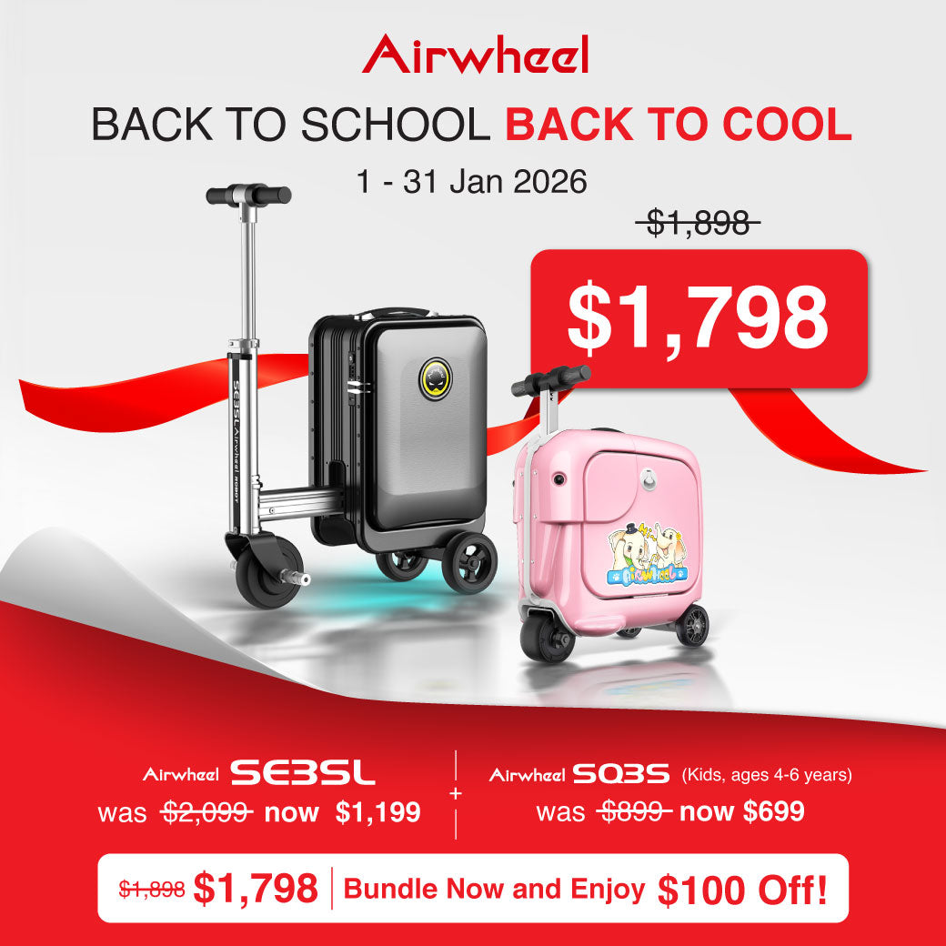 Save $100 on Bundle Deals Airwheel SE3SL & SQ3S