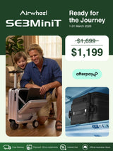 Airwheel SE3MiniT | Electric Rideable Smart Suitcase | 20-Inch with 26L Capacity