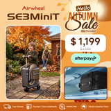Airwheel SE3MiniT | Electric Rideable Smart Suitcase | 20-Inch with 26L Capacity
